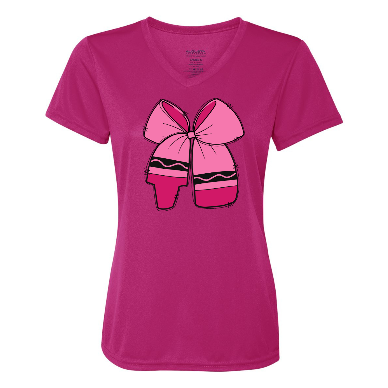 T-Shirt Maestra Crayon Fuscia