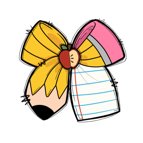 Lazo con Lápiz y Manzana