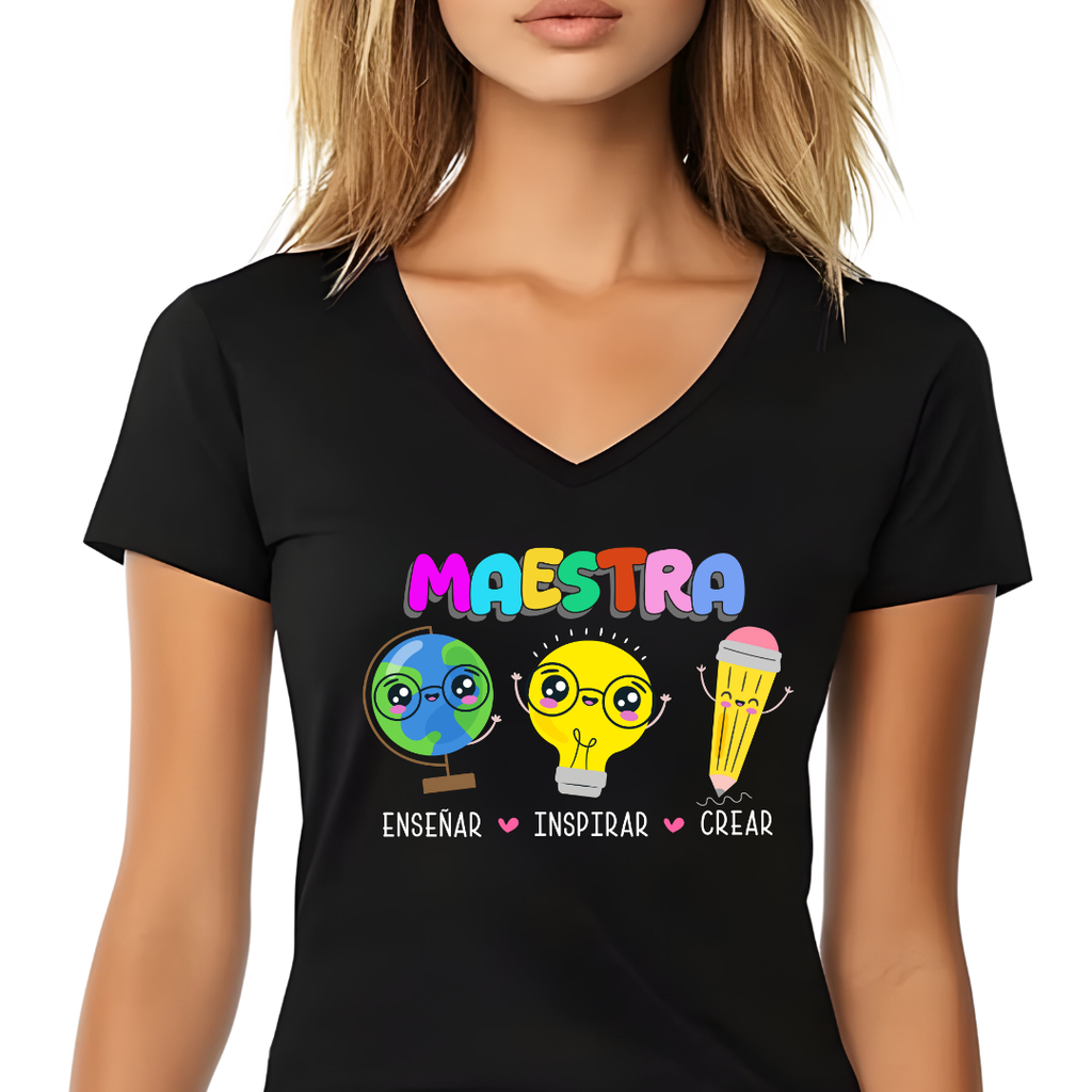 T-Shirt Enseña - Inspira - Crea