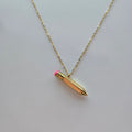 Cadena con colgante de Lápiz