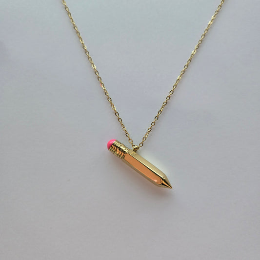 Cadena con colgante de Lápiz