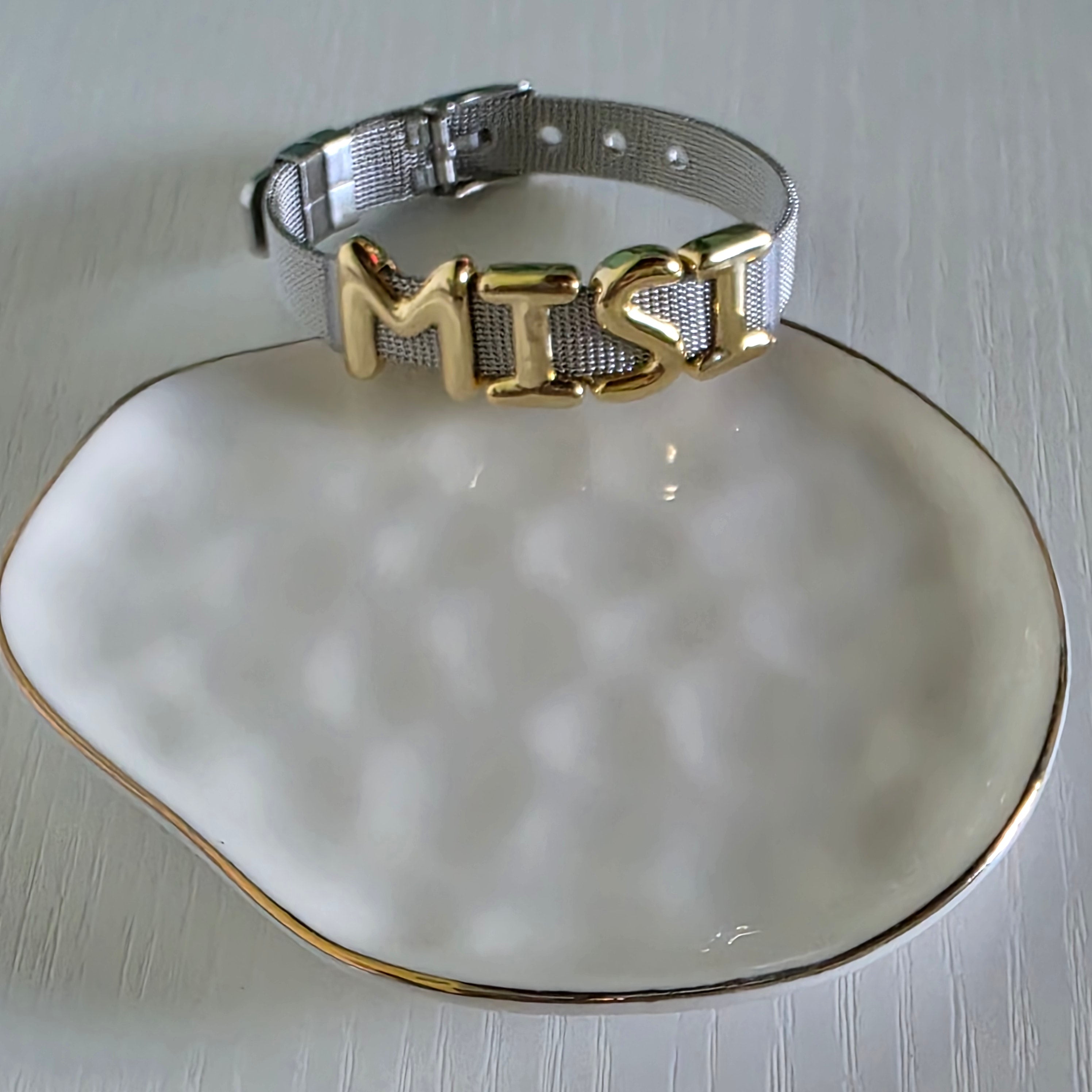 ✨ Pulsera “MISI” de Acero Inoxidable – Edición Especial para Maestras ✨