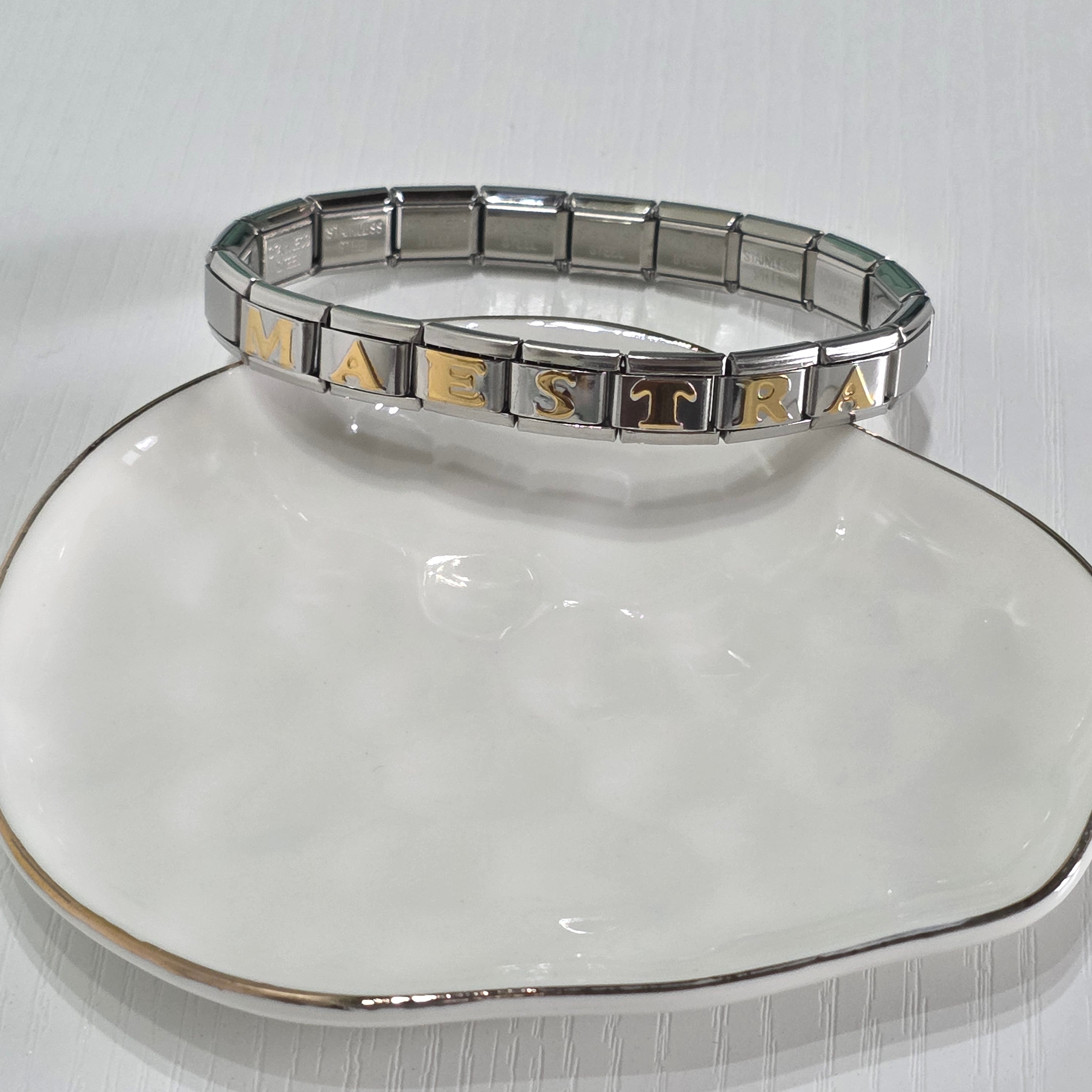 ✨ Brazalete Italiano MAESTRA ✨