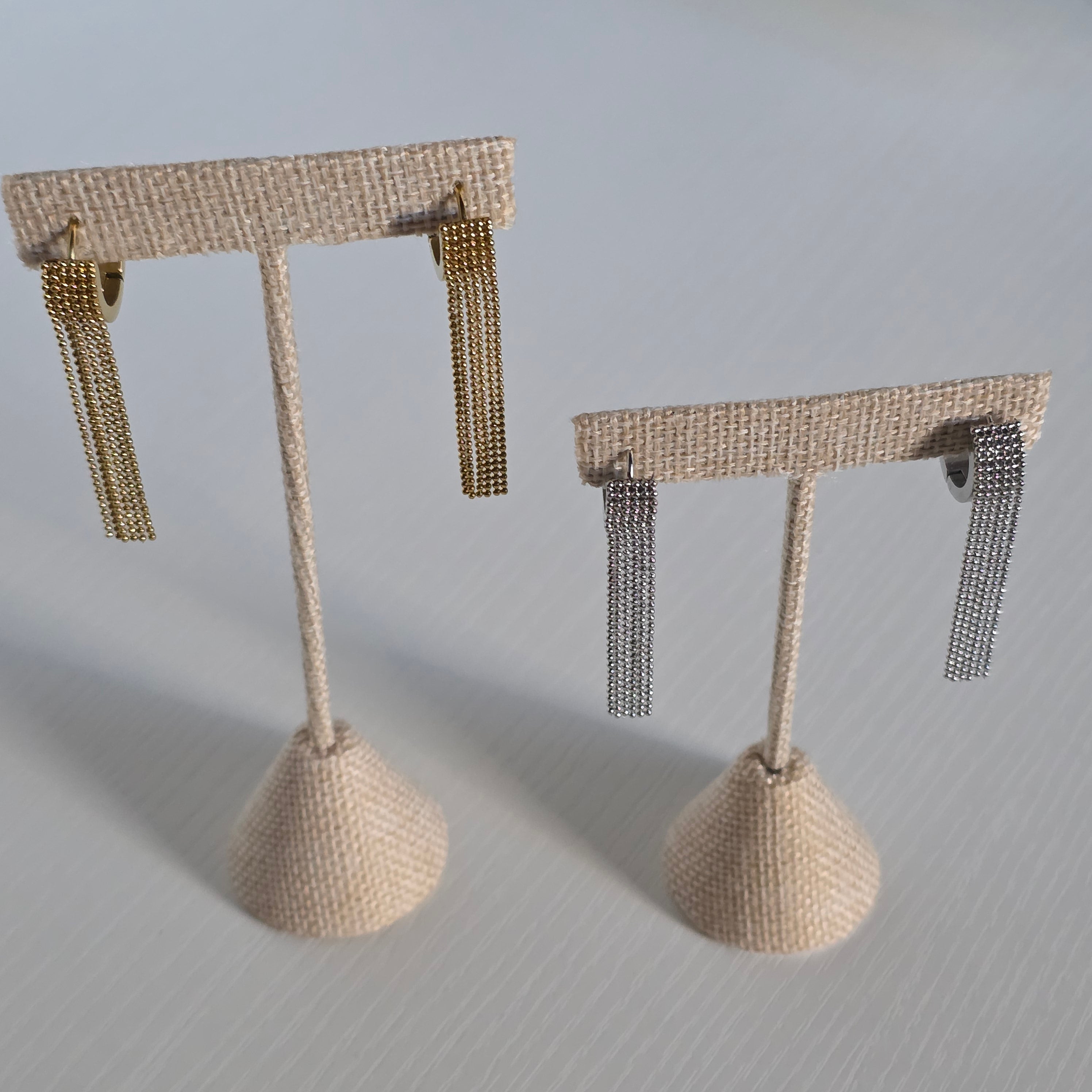 ⭐ Pantallas de Flecos en Acero Inoxidable – Elegancia Minimalista y Movimiento Perfecto