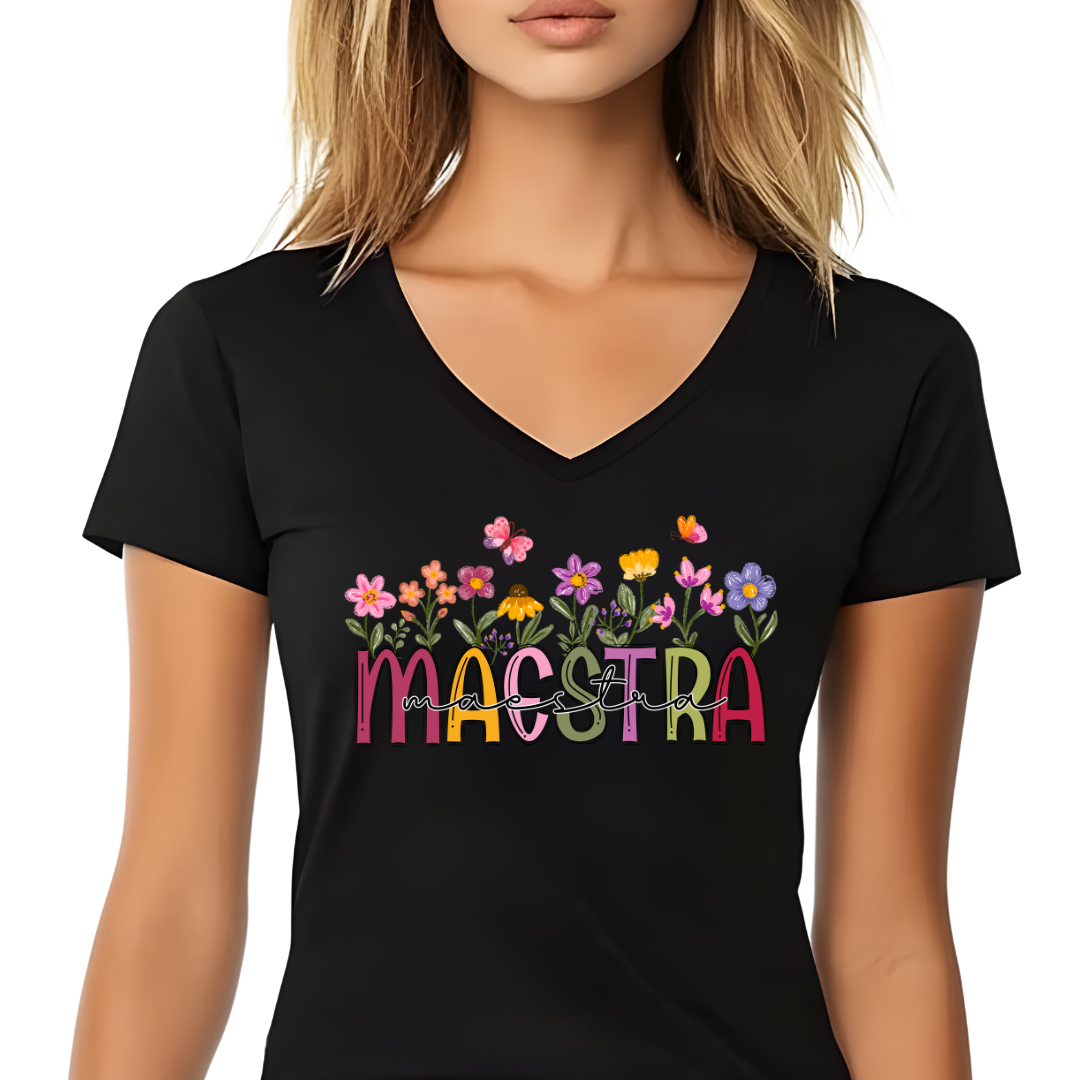 T-Shirt Maestra Flores