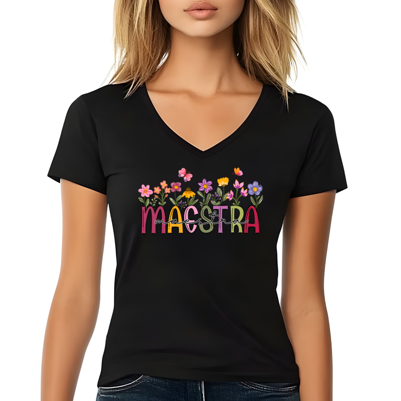 T-Shirt Maestra Flores