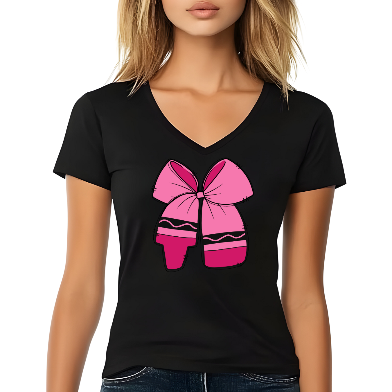 T-Shirt Maestra Crayon Fuscia