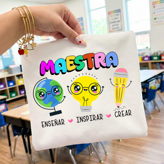 T-Shirt Enseña - Inspira - Crea