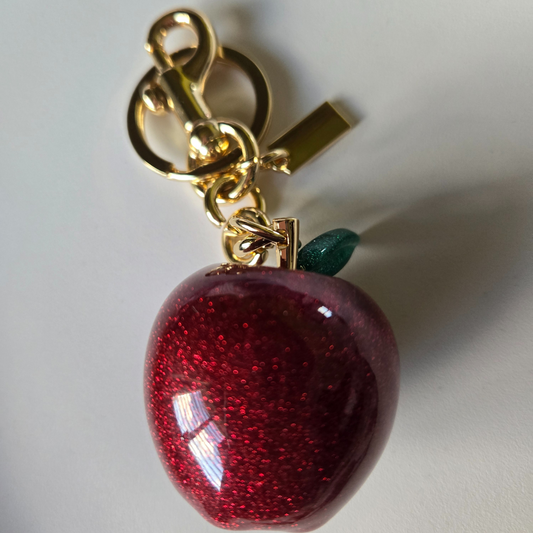 Llavero Manzana Roja 🍎✨