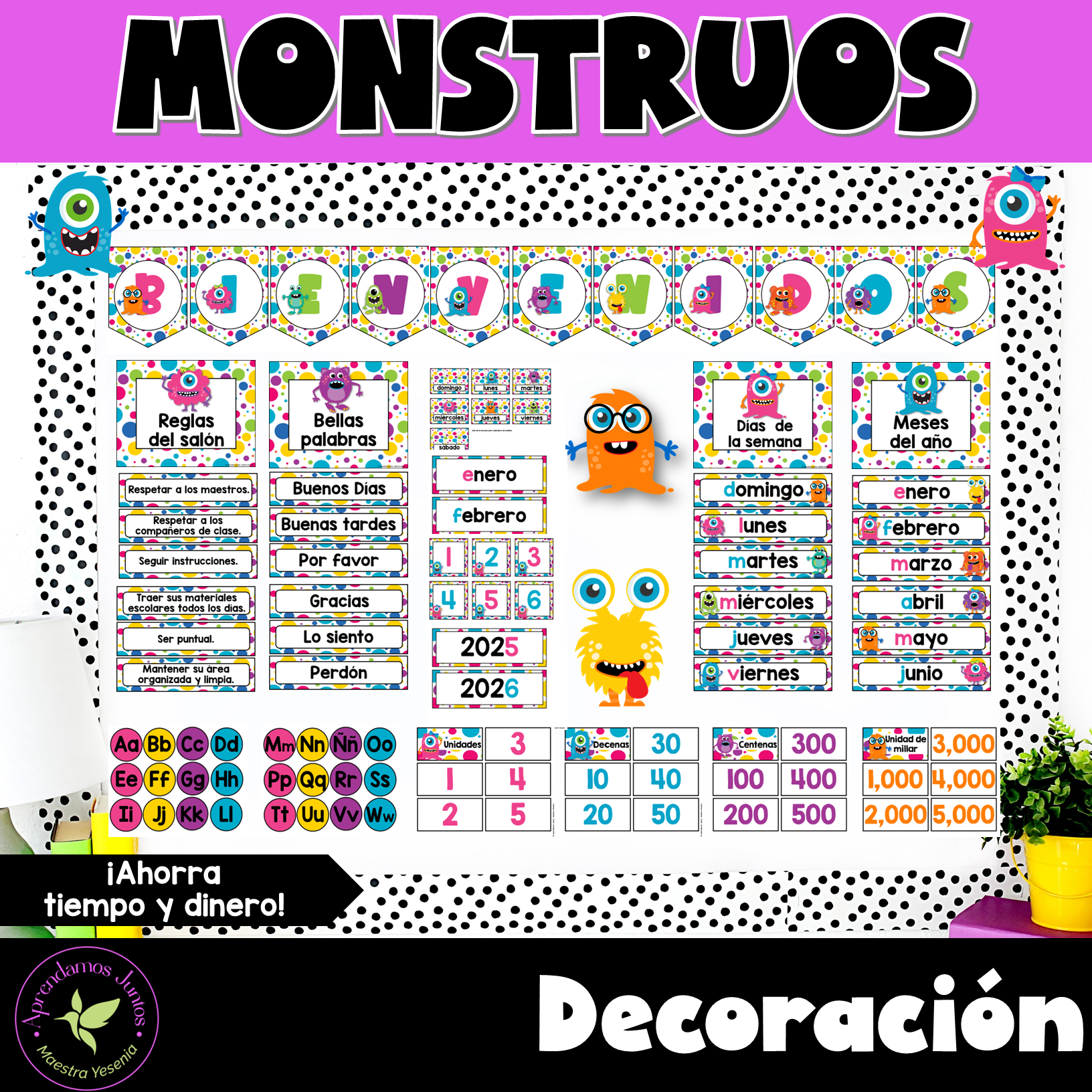 Decoración: Monstruos