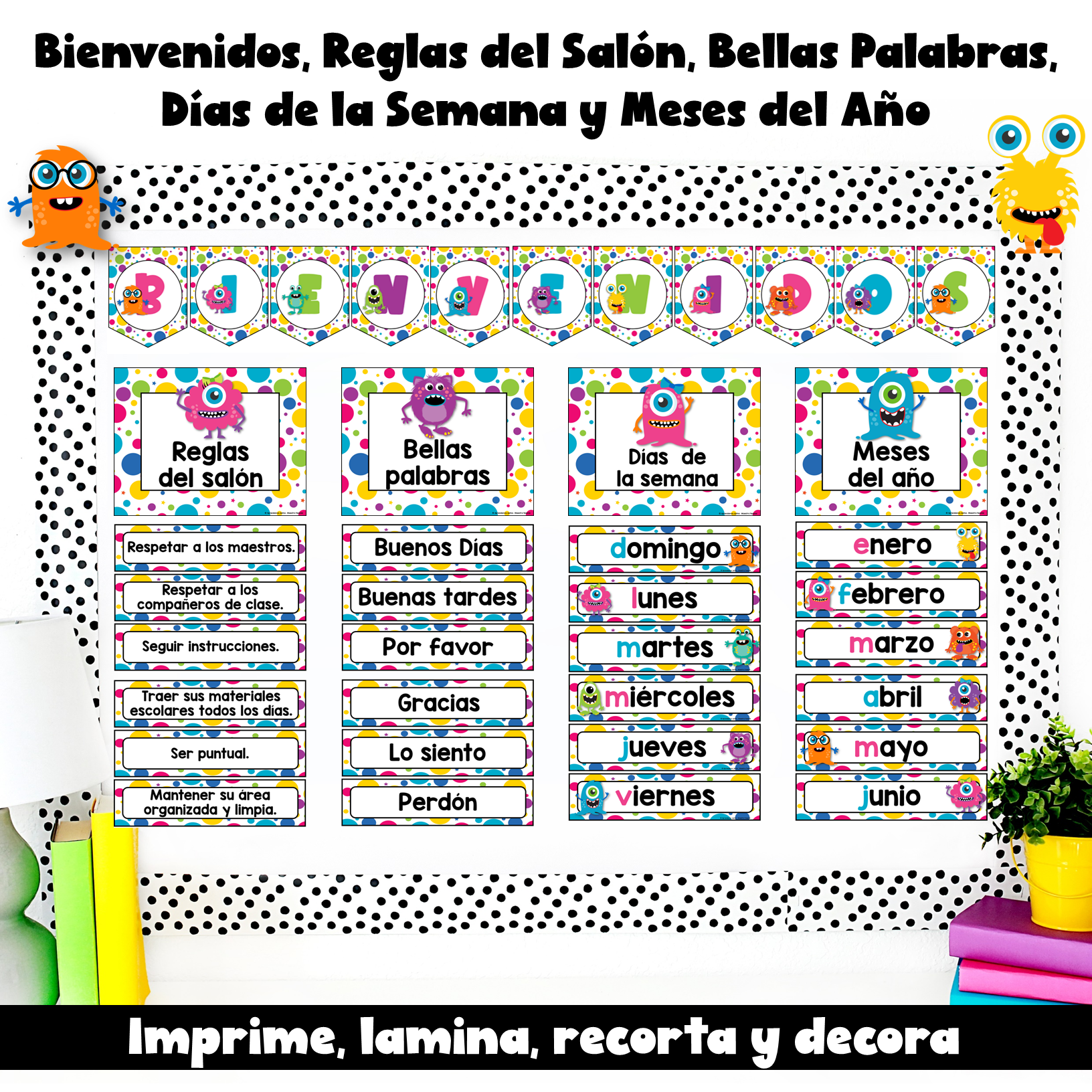 Decoración: Monstruos