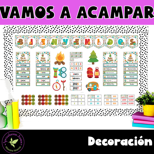 Decoración: Vamos a acampar