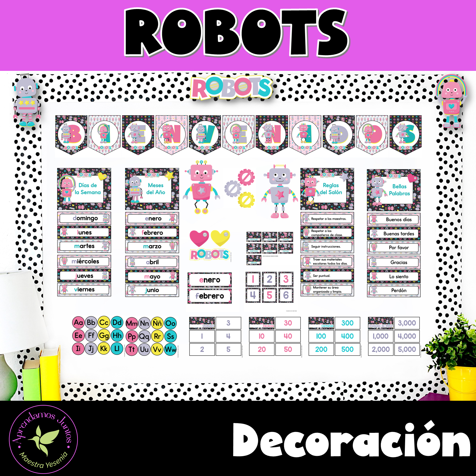 Decoración: Robots