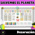 Decoración: Salvemos el Planeta