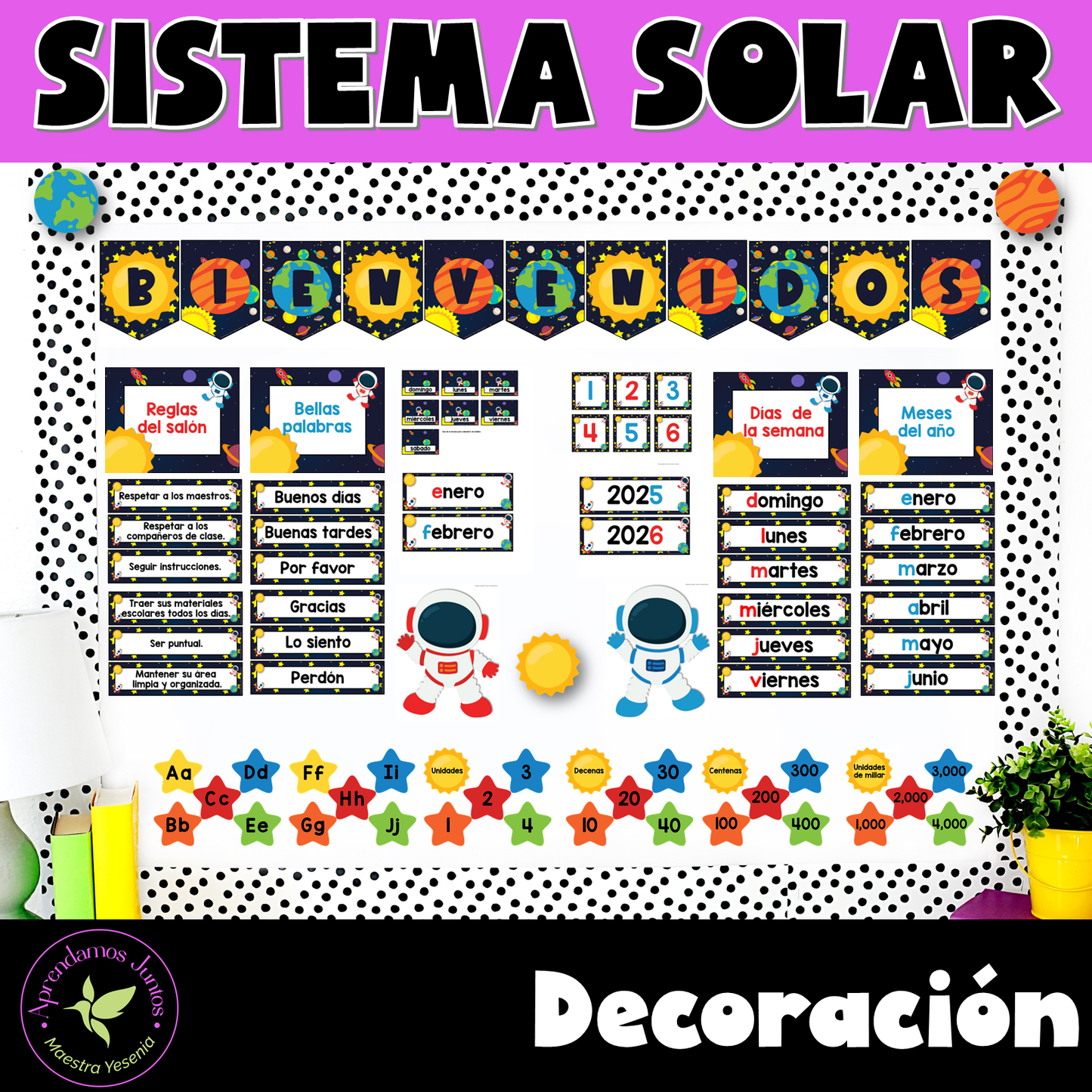 Decoración: Sistema Solar