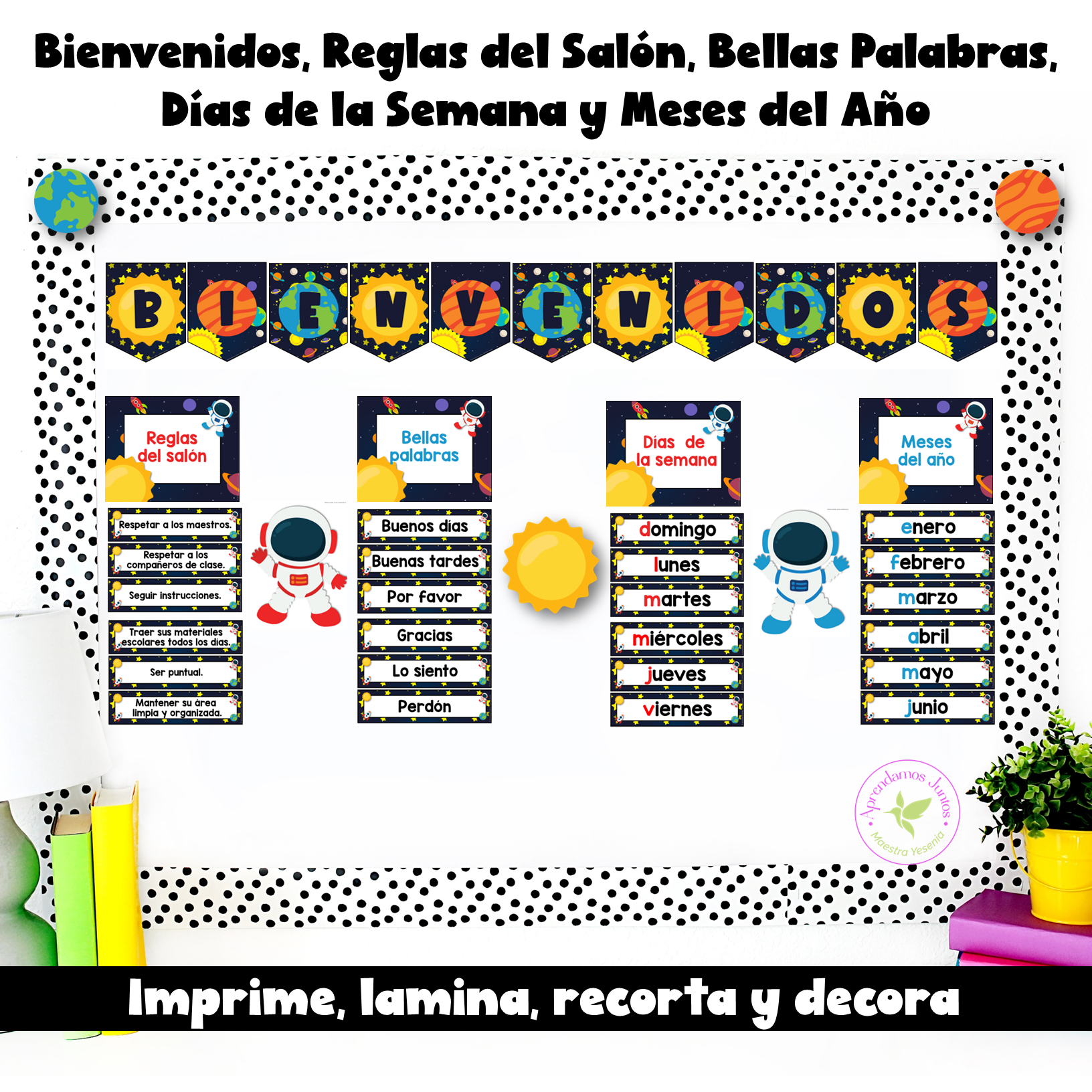 Decoración: Sistema Solar