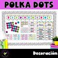 Decoración Polka Dots