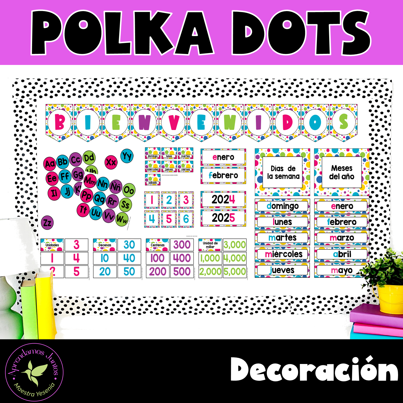 Decoración Polka Dots