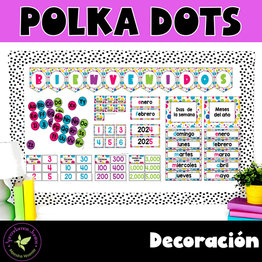 Decoración Polka Dots