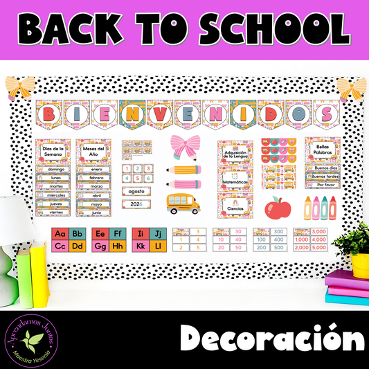 Decoración Back to School (Pencil Coquette)