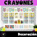 Decoración Crayones