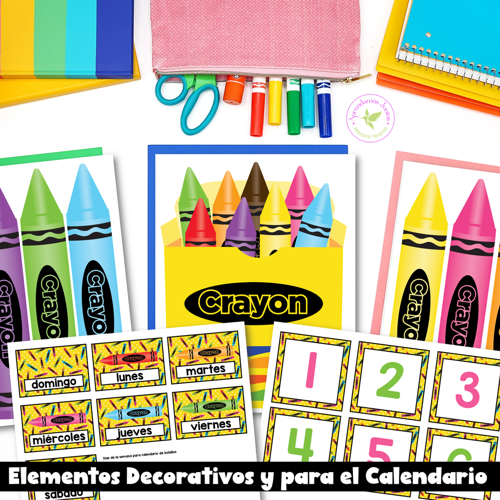 Decoración Crayones