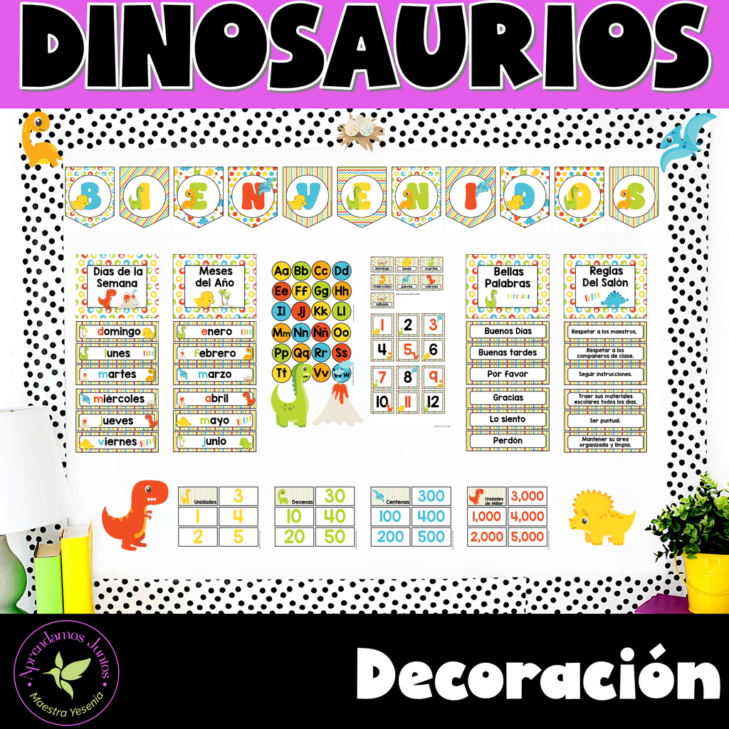 Decoración Dinosaurios