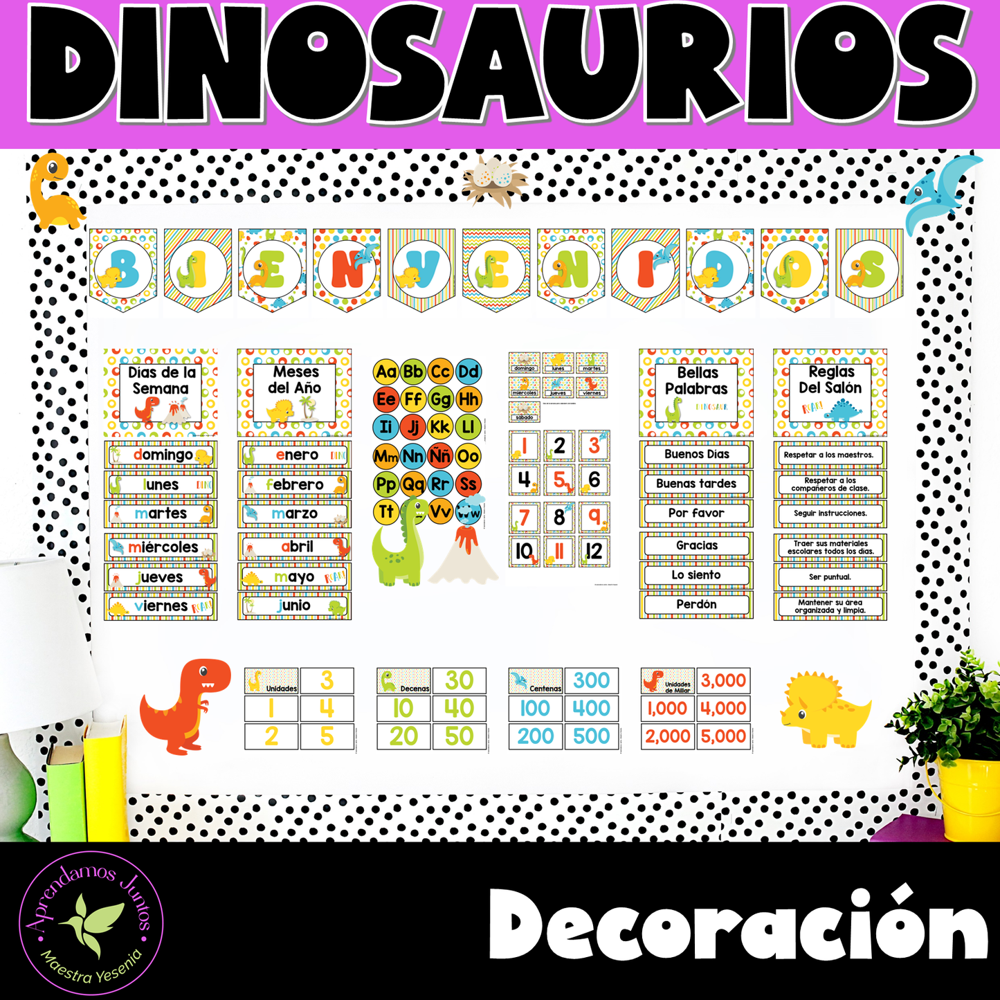 Decoración Dinosaurios