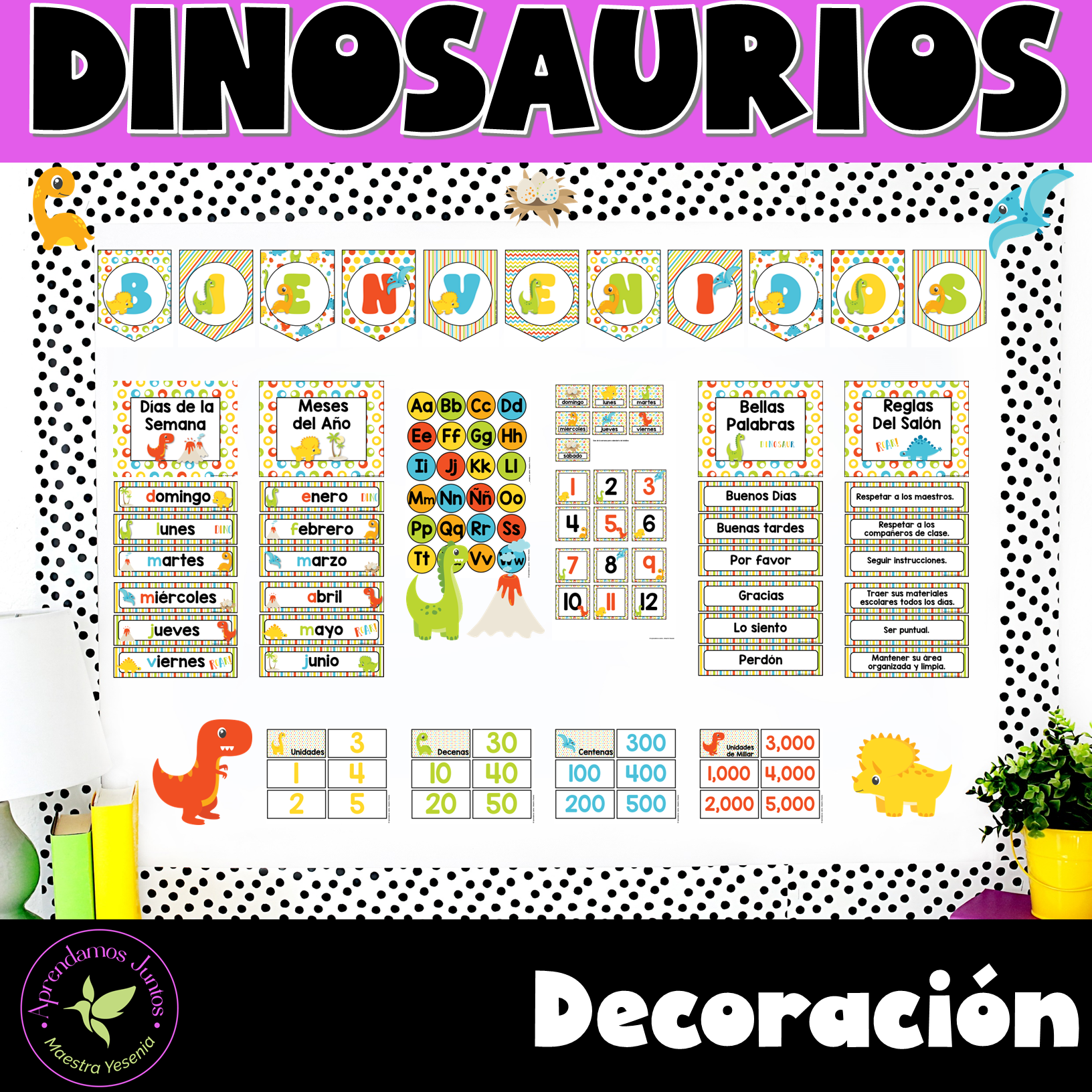 Decoración Dinosaurios