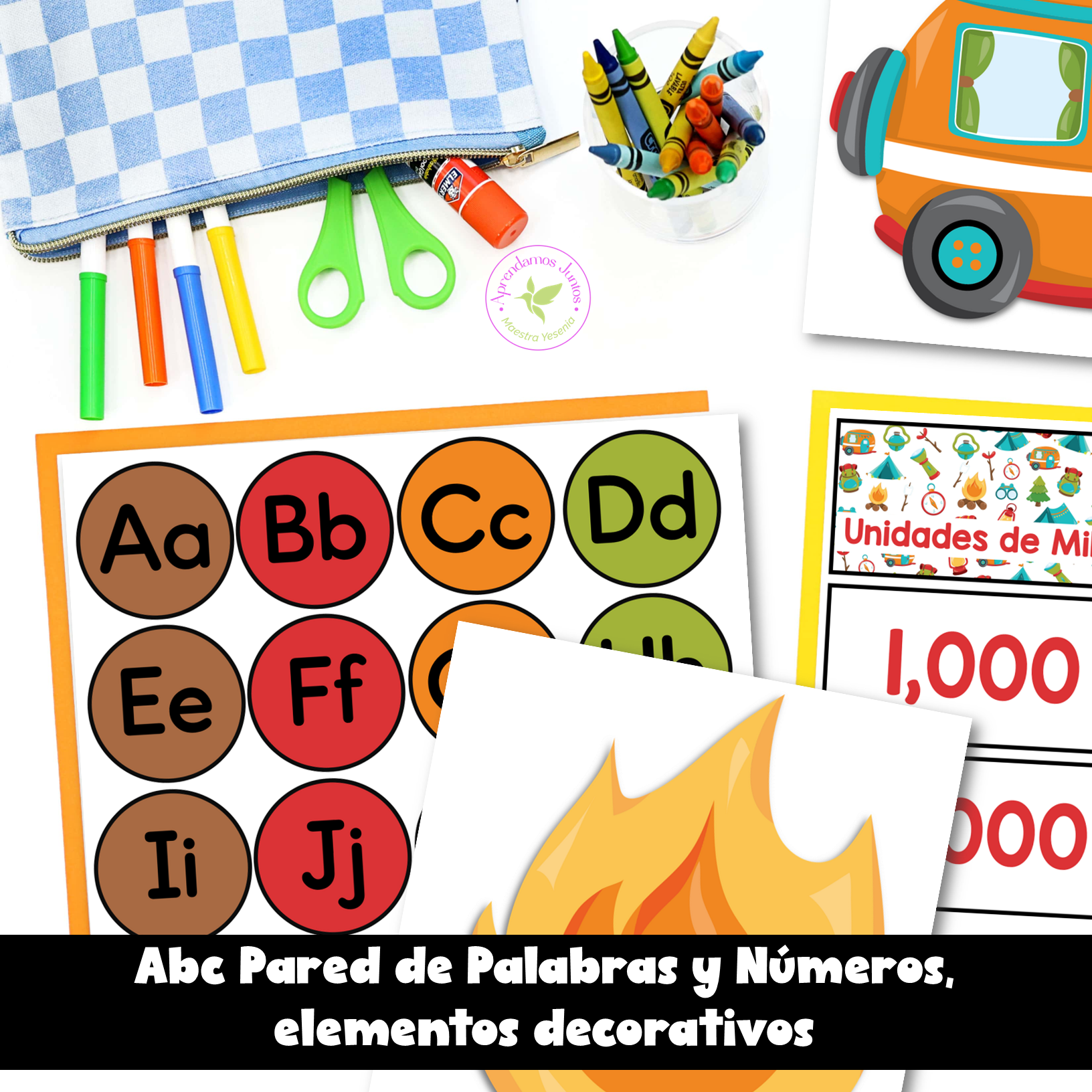 Decoración: Vamos a acampar