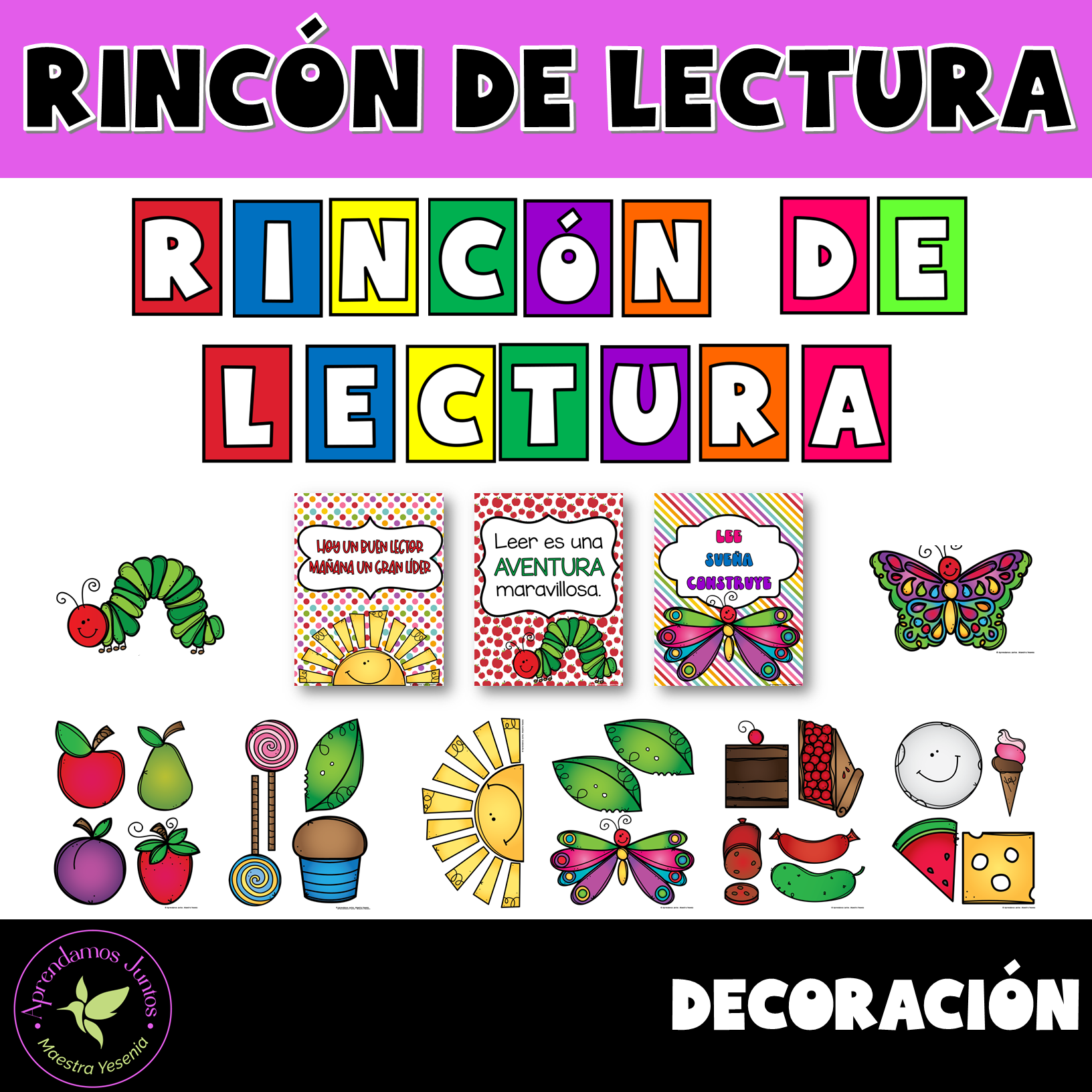 Rincón de Lectura Oruga Glotona