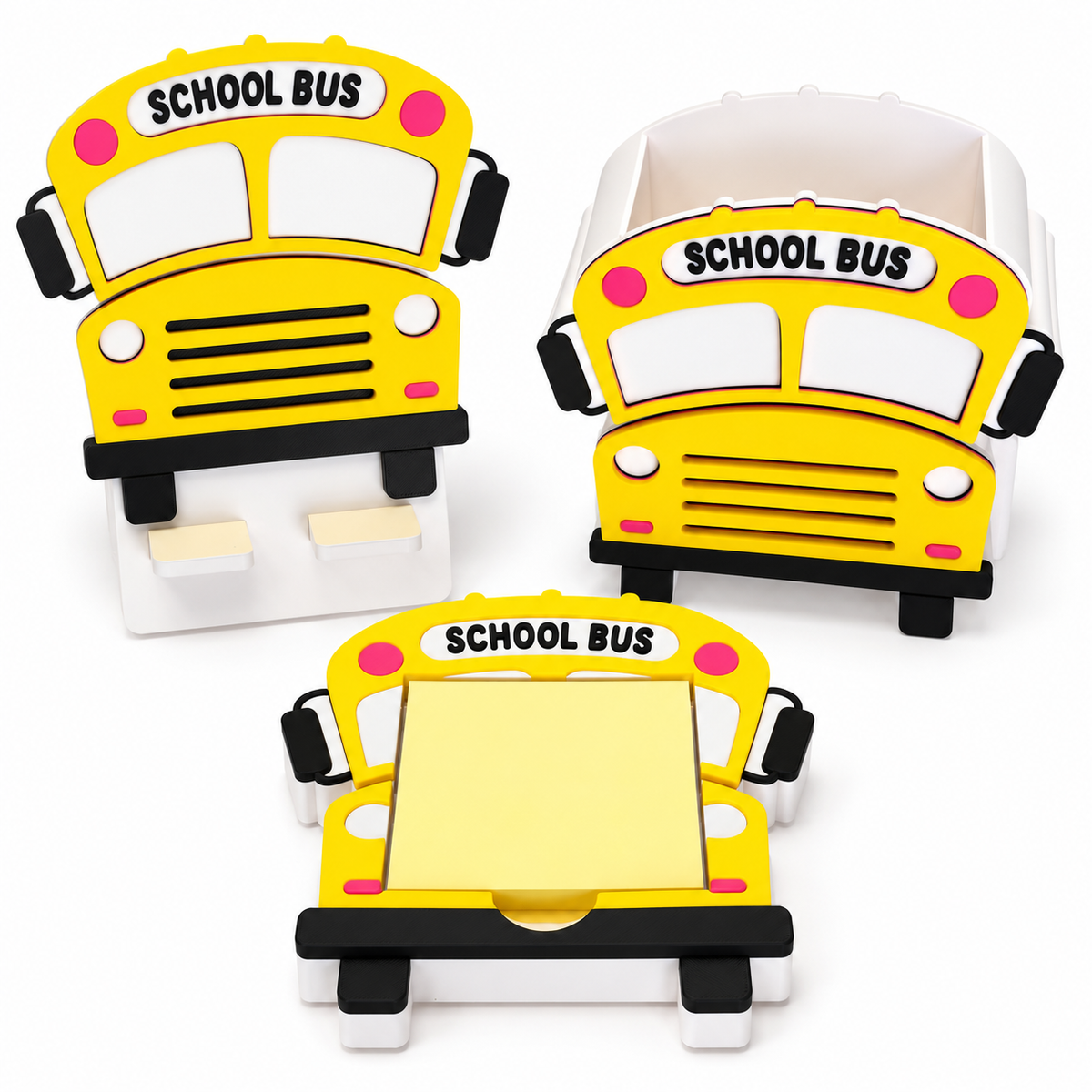 Set Organizador de Escritorio: Guagua Escolar