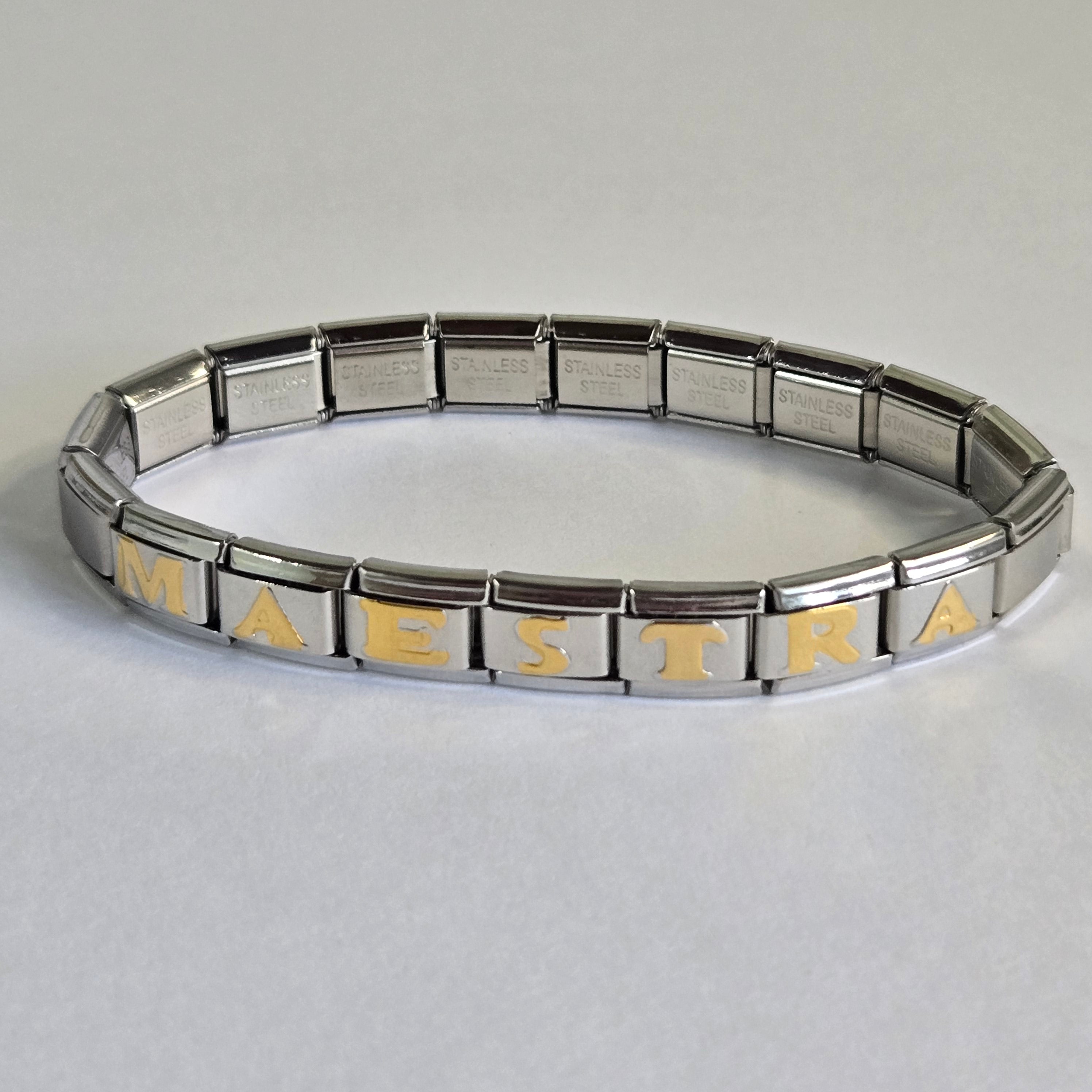 ✨ Brazalete Italiano MAESTRA ✨